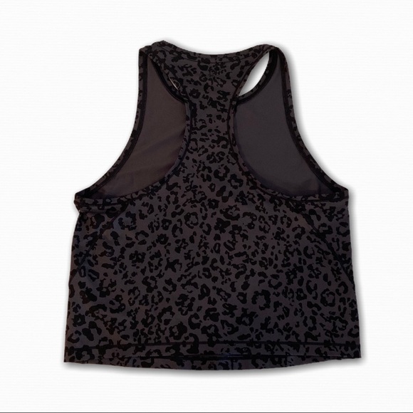 SOLD - Athleta Shanti Crop Leopard Tank M - Picture 3 of 5